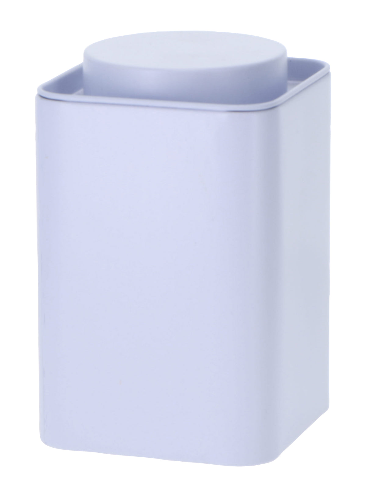 Dose „Elegant“ 100 g – Stapelbare Teedose in Mattweiss