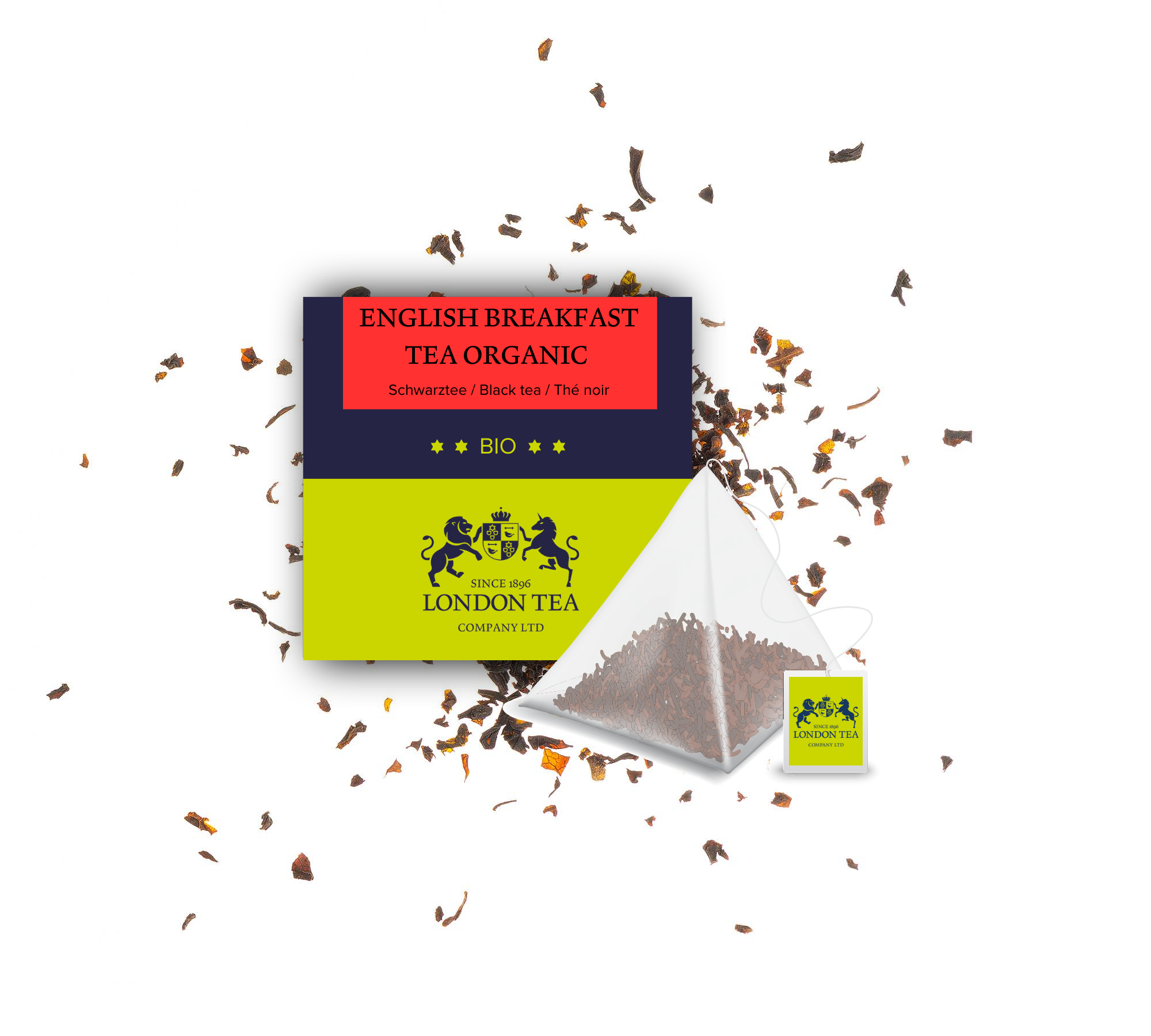 English Breakfast Tea BIO | Pyramidenbeutel | Schwarztee | London Tea ...