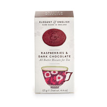 Elegant & English Butter Biscuits Raspberry & Chocolate