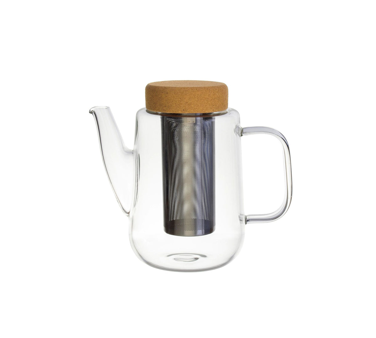 Glas-Teekanne mit Sieb 0.75 l
