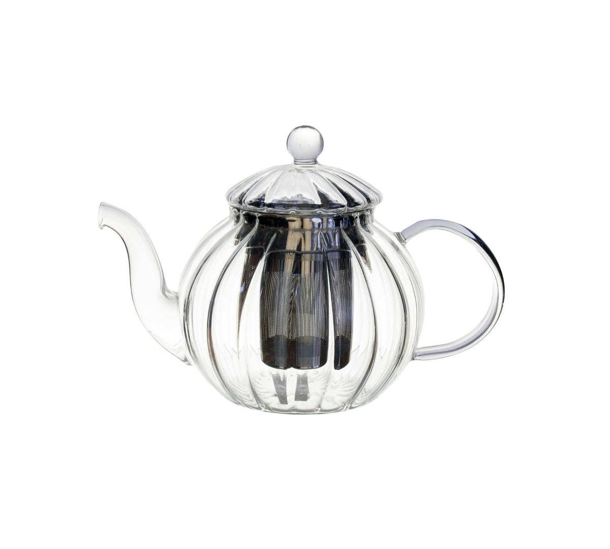 Glas-Teekanne mit Sieb 0.8 l