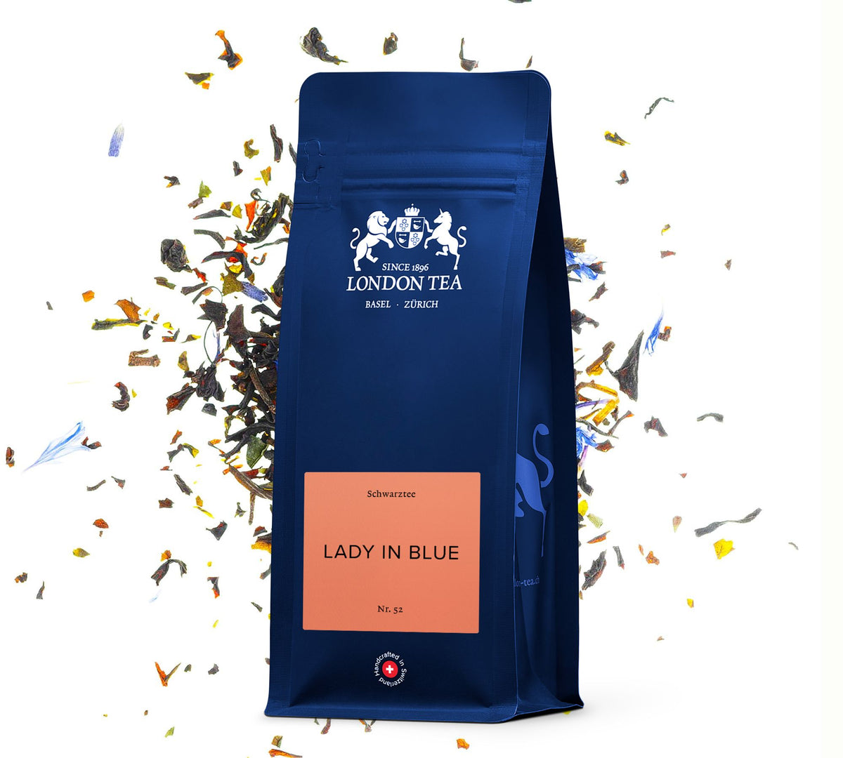 Lady in Blue Tea
