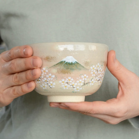 Chawan Kenzan Fuji ni Sakura