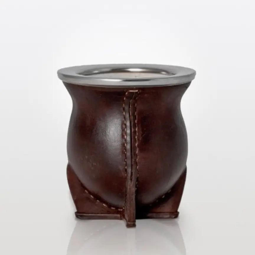 Kalebasse Premium handgefertigter Mate-Kürbis (Camionero)