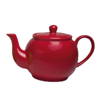 Porzellan Teekanne Rot