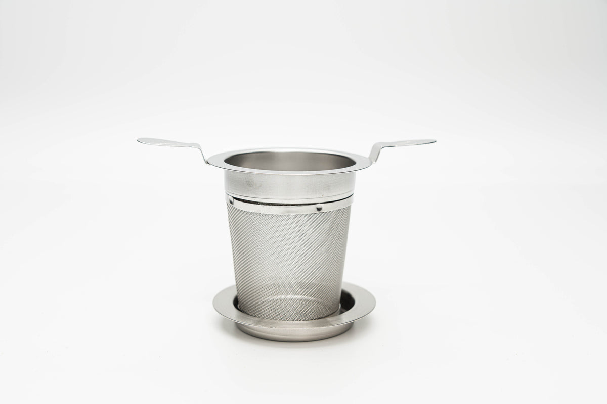 Filtre à thé en acier inoxydable à double poignée 5.9cm