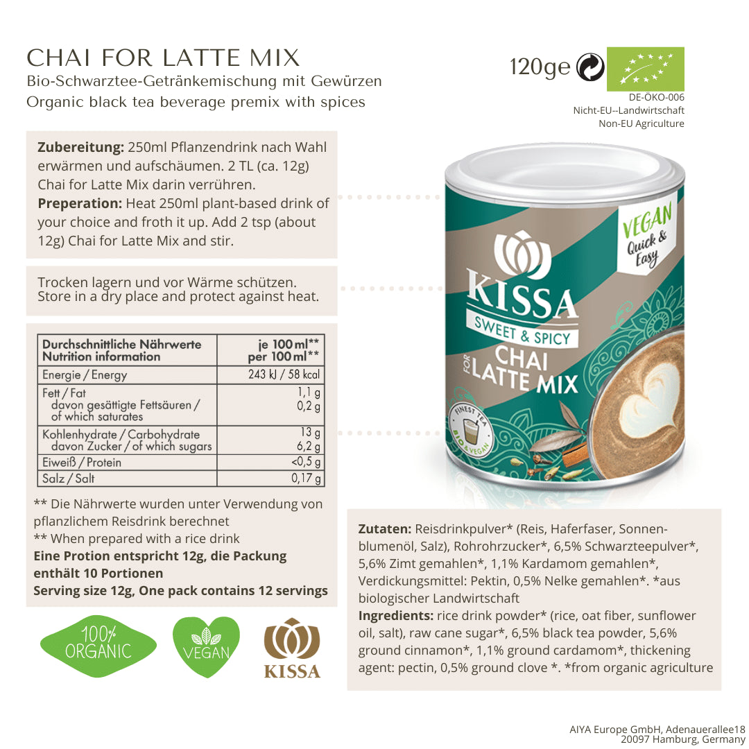 Chai for Latte Mix