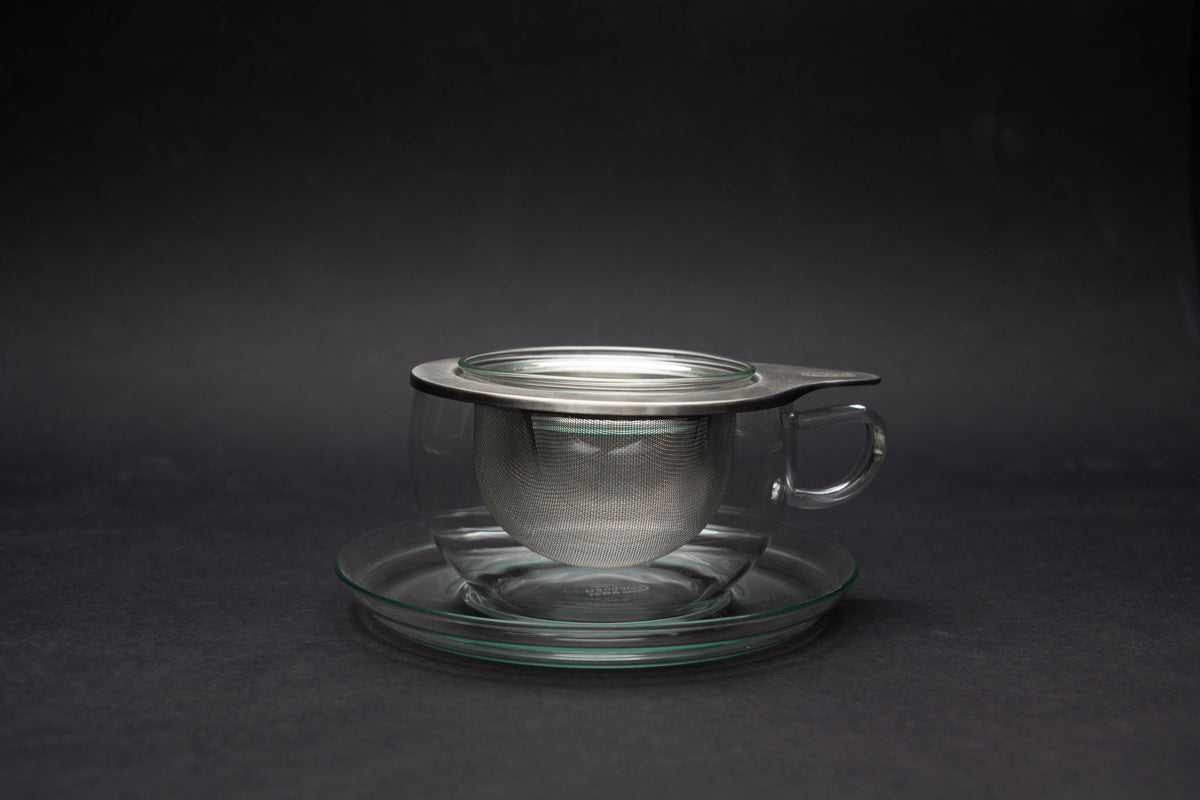 Jumbo glass cup &quot;Tea-Time&quot; 0.3 liter