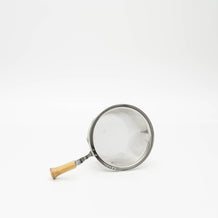 Passoire à thé en métal avec manche en bambou 5,5 cm 